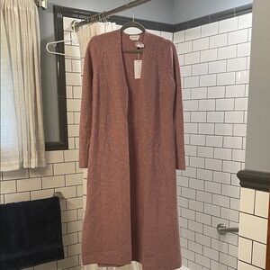 Lovers + Friends Dusty Pink Long Cardigan